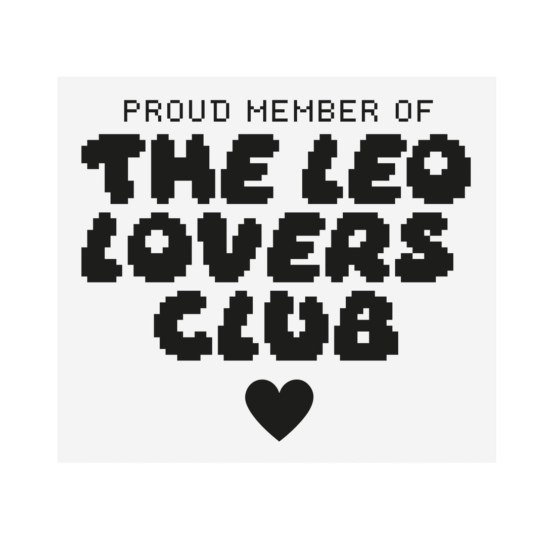 Bügelbild - leolover club - Paul &amp; Clara