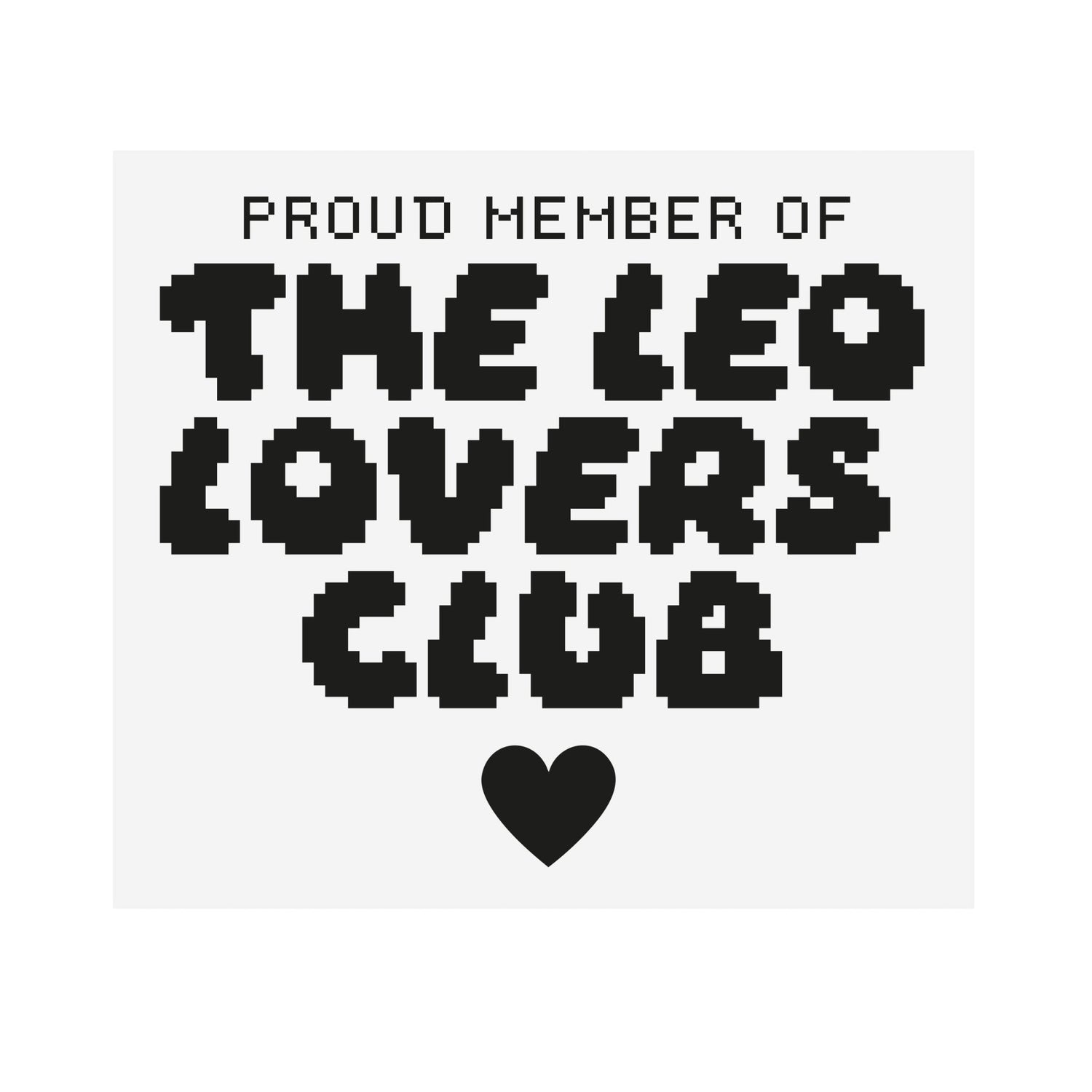 Bügelbild - leolover club - Paul &amp; Clara