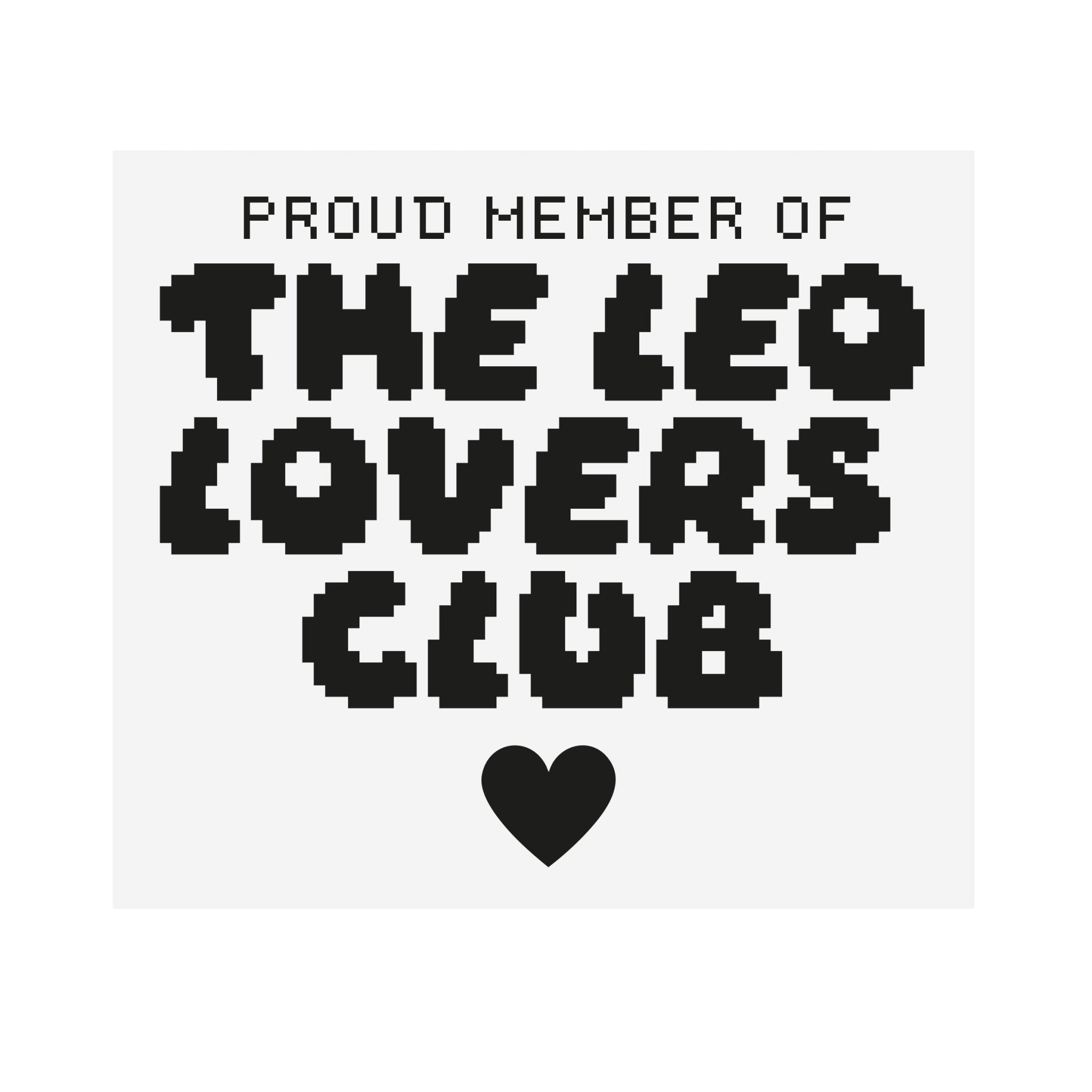 Bügelbild - leolover club - Paul &amp; Clara