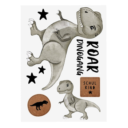 Bügelbild - ROAR T - Rex - A5 - Paul &amp; Clara