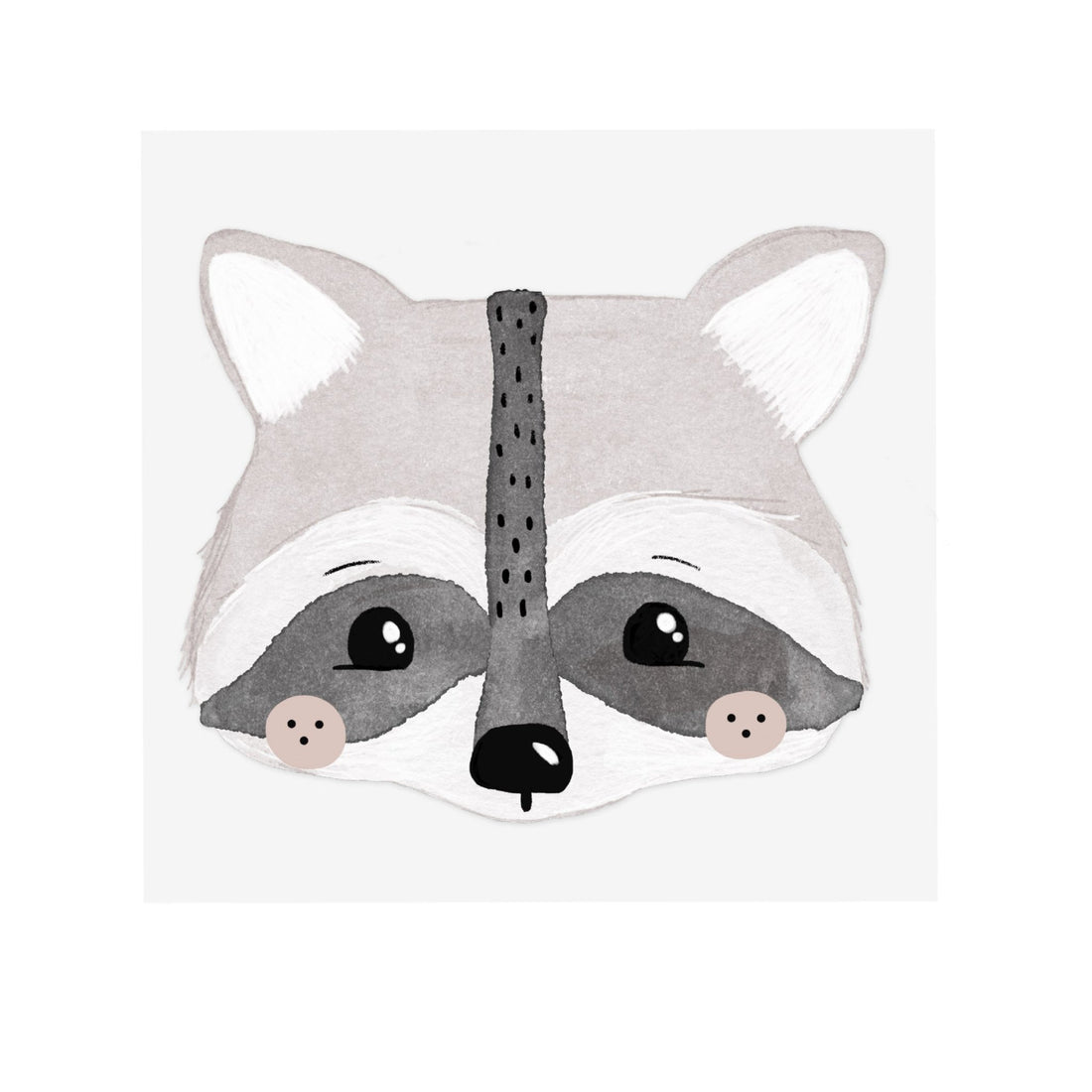 Bügelbild - Waschbär A5 - Paul &amp; Clara