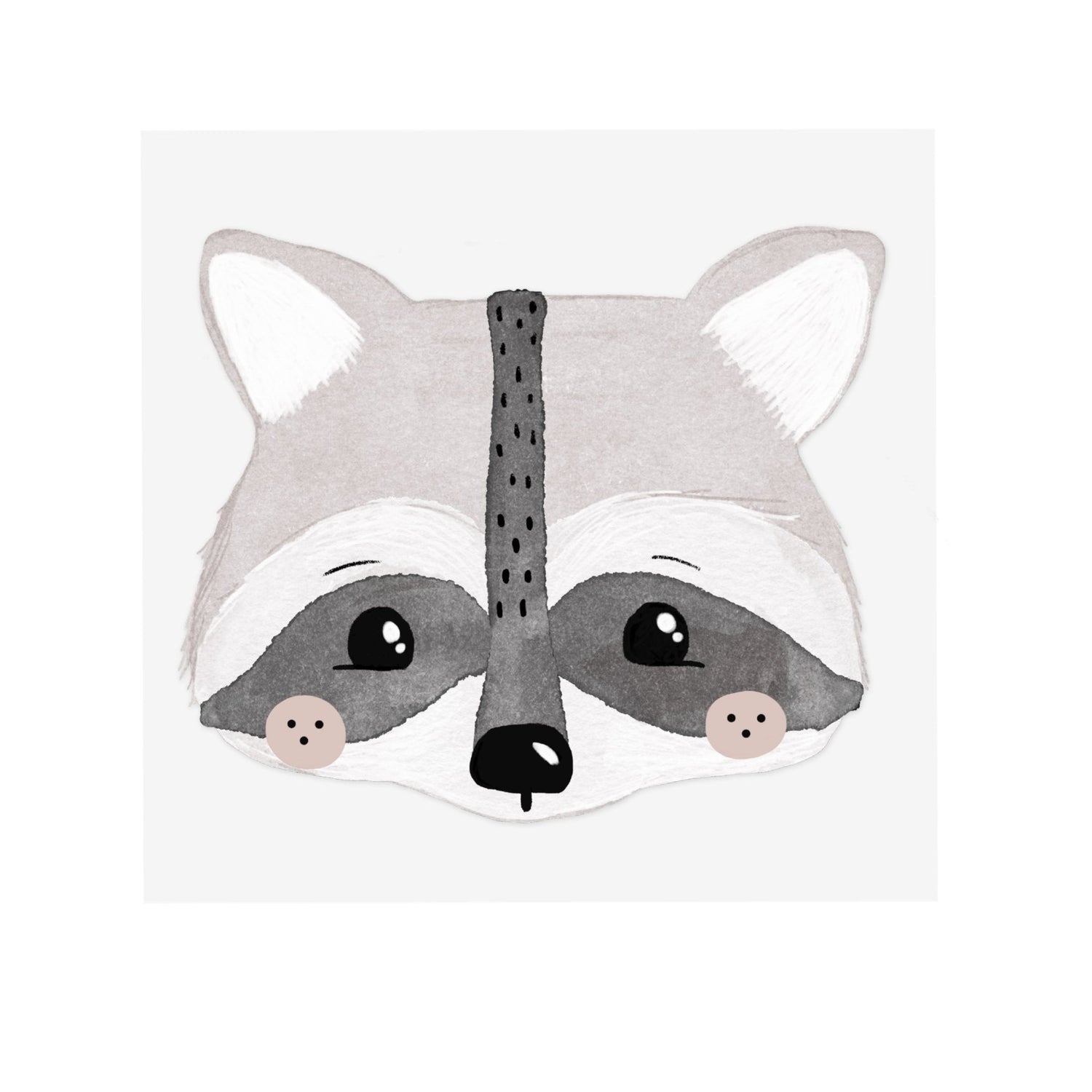 Bügelbild - Waschbär A5 - Paul &amp; Clara