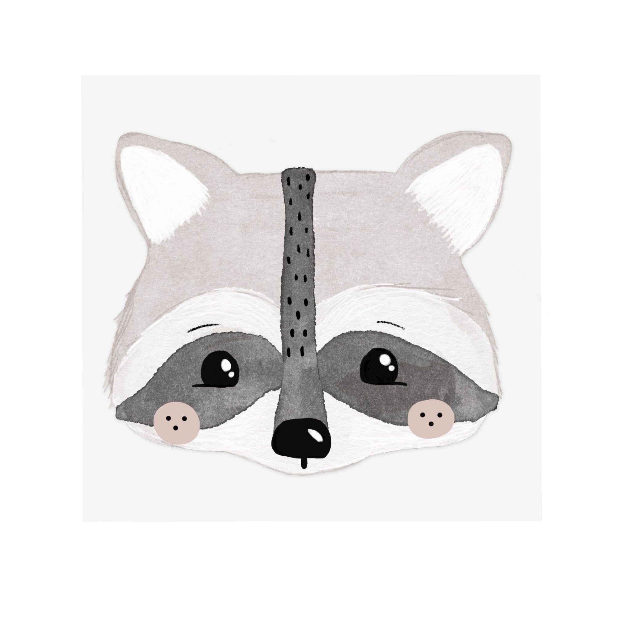 Bügelbild - Waschbär A5 - Paul &amp; Clara