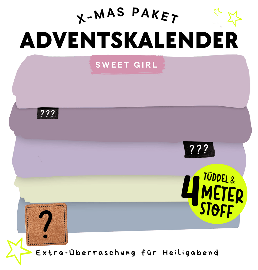EP - Stoff XMAS - PAKET - SWEET GIRLS *2025* - Paul &amp; Clara