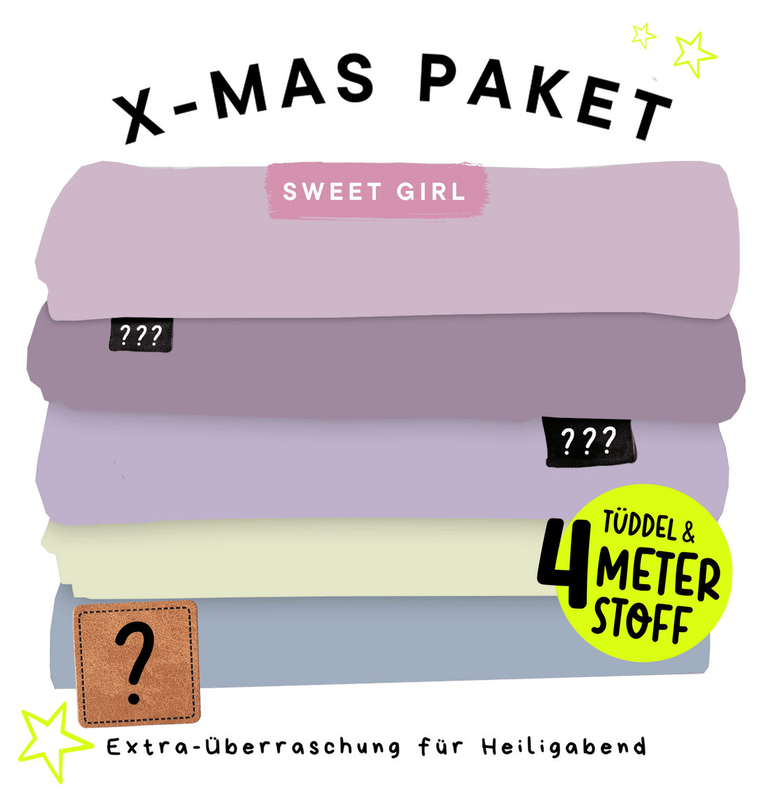 EP - Stoff XMAS - PAKET - SWEET GIRLS *2025* - Paul &amp; Clara