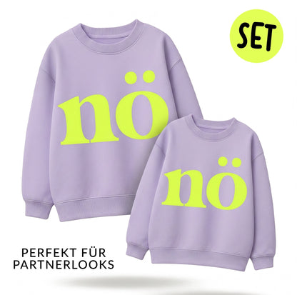 *FAMILY - SET* Flockpatch - nö - 2er Set (XXL + XL) - Paul &amp; Clara