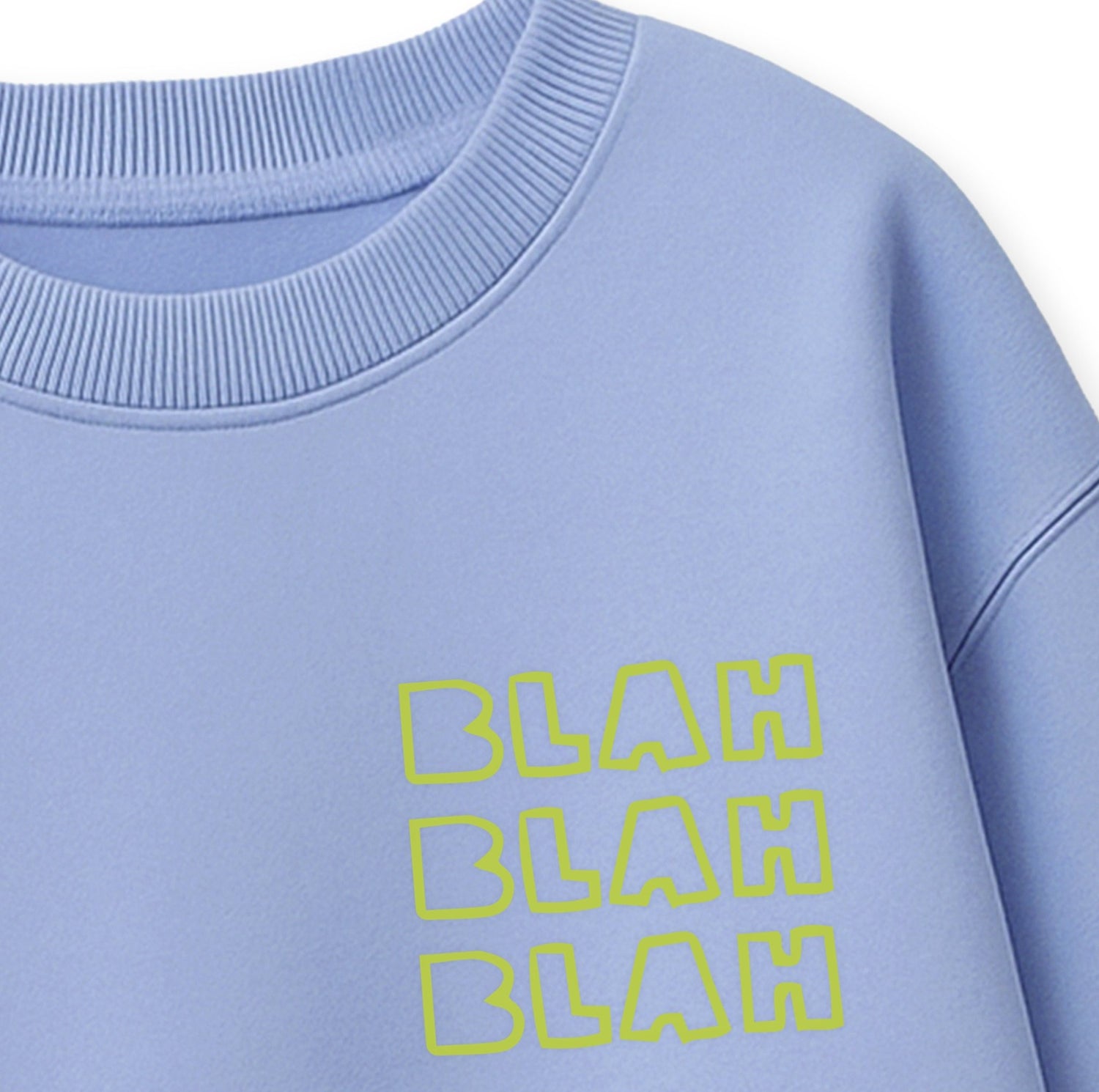 Flock - Patch - blah blah blah *iron - on* - Paul &amp; Clara