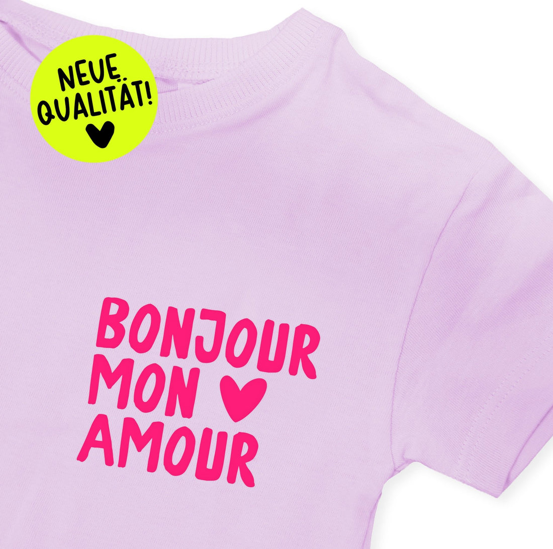 Flock - Patch - bonjour mon amour *iron - on* - Paul &amp; Clara