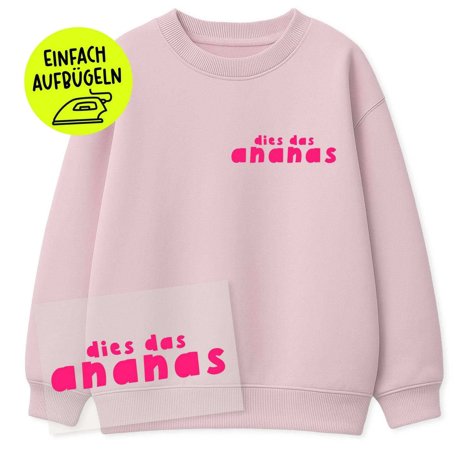 Flock - Patch - dies das ananas *iron - on* - Paul &amp; Clara