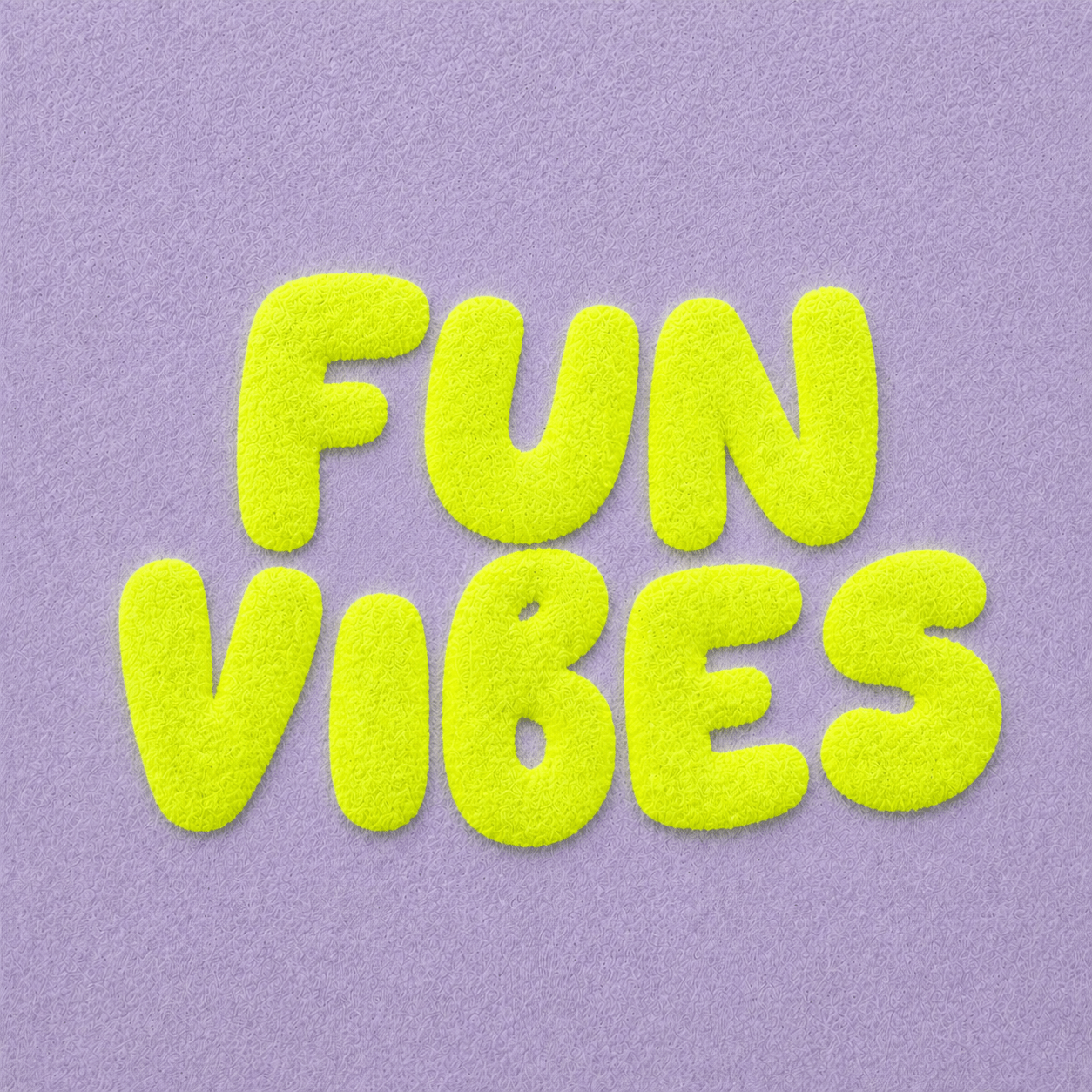 Flock - Patch - fun vibes *iron - on* - Paul &amp; Clara