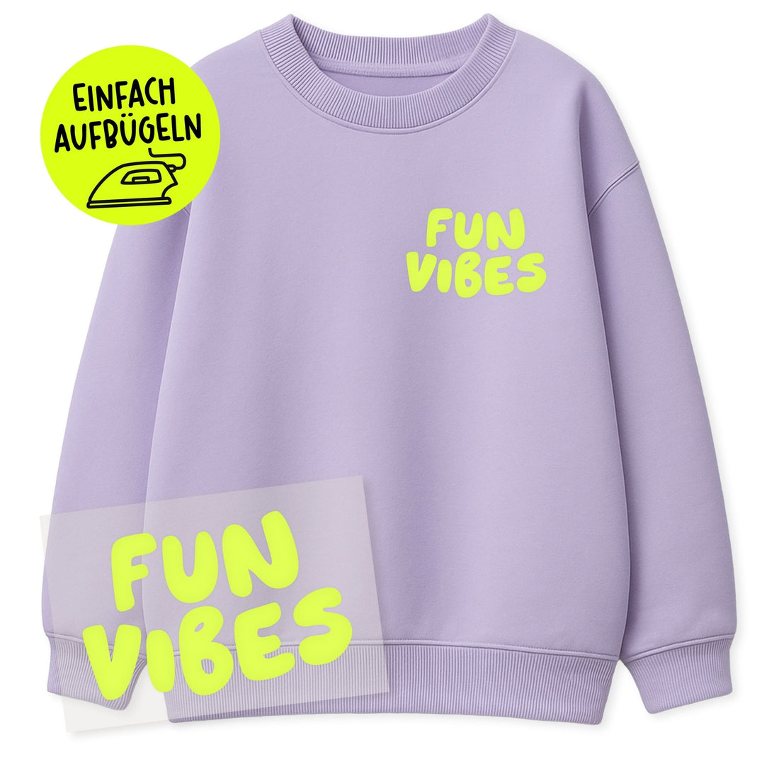 Flock - Patch - fun vibes *iron - on* - Paul &amp; Clara