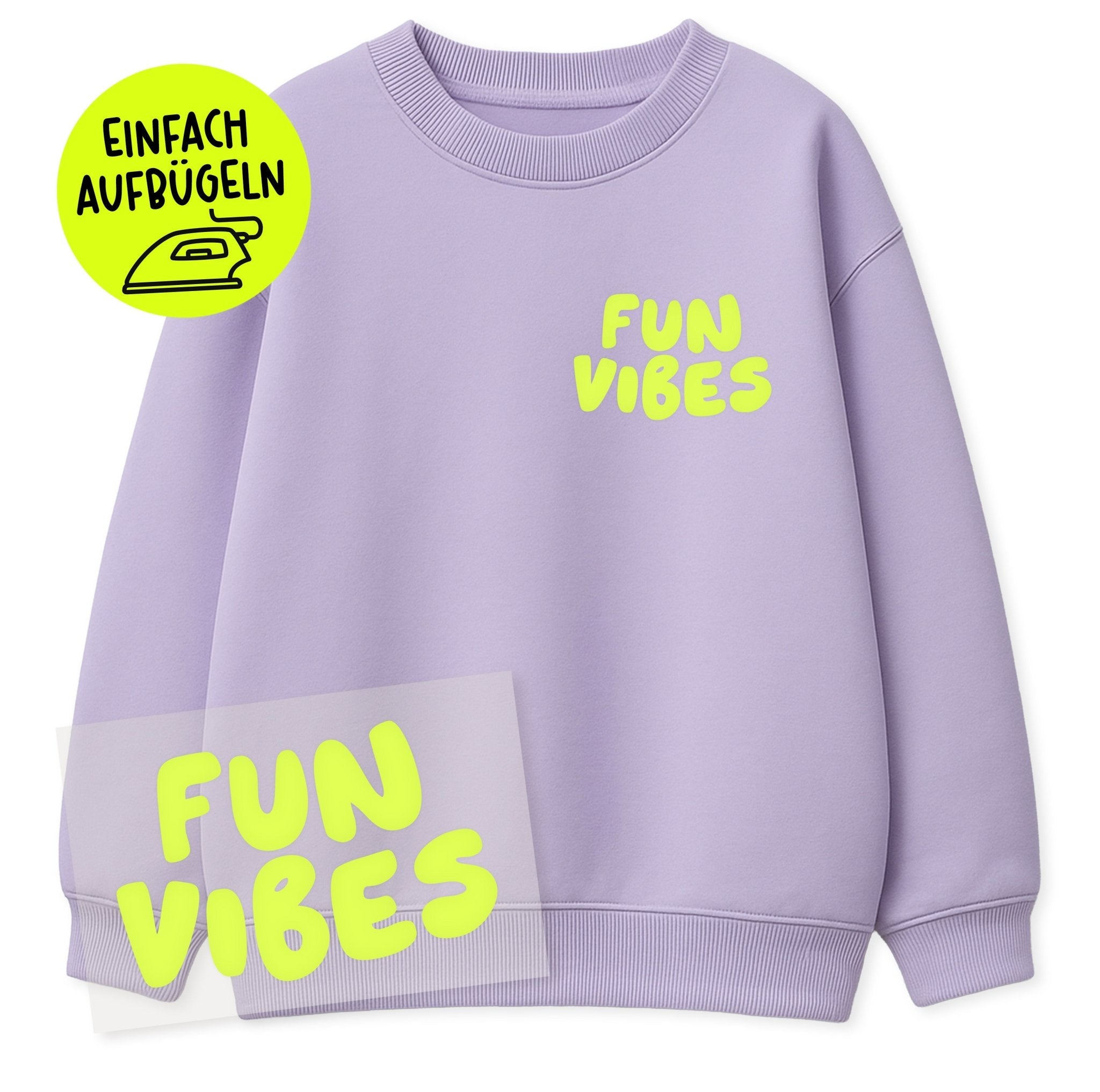 Flock - Patch - fun vibes *iron - on* - Paul &amp; Clara