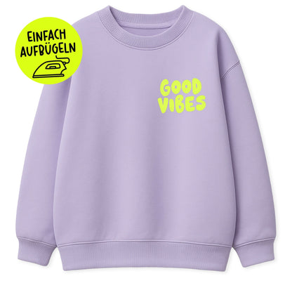 Flock - Patch - good vibes *iron - on* - Paul &amp; Clara