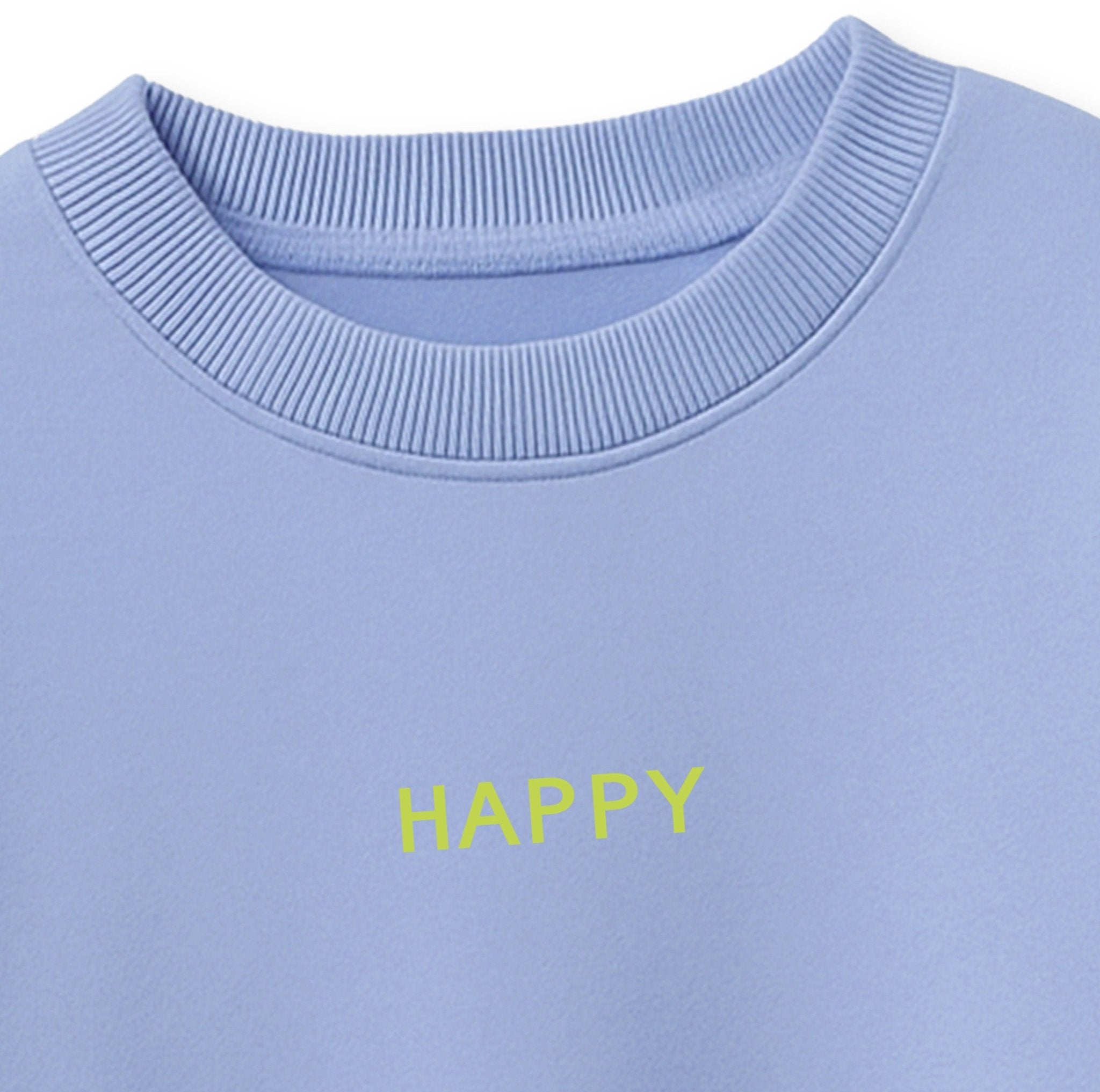 Flock - Patch - happy *iron - on* - Paul &amp; Clara