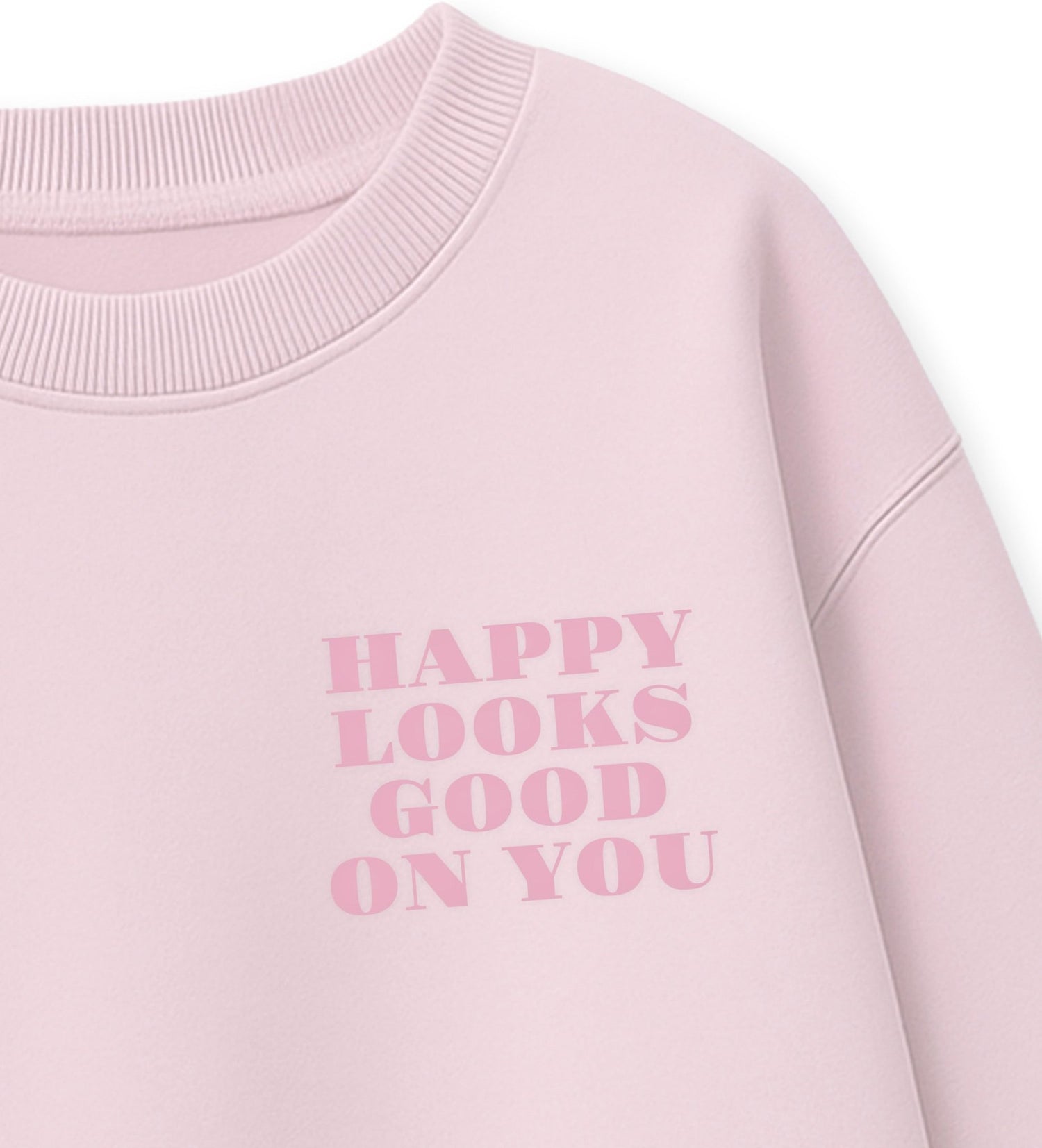 Flock - Patch - happy looks good on you *iron - on* - Paul &amp; Clara