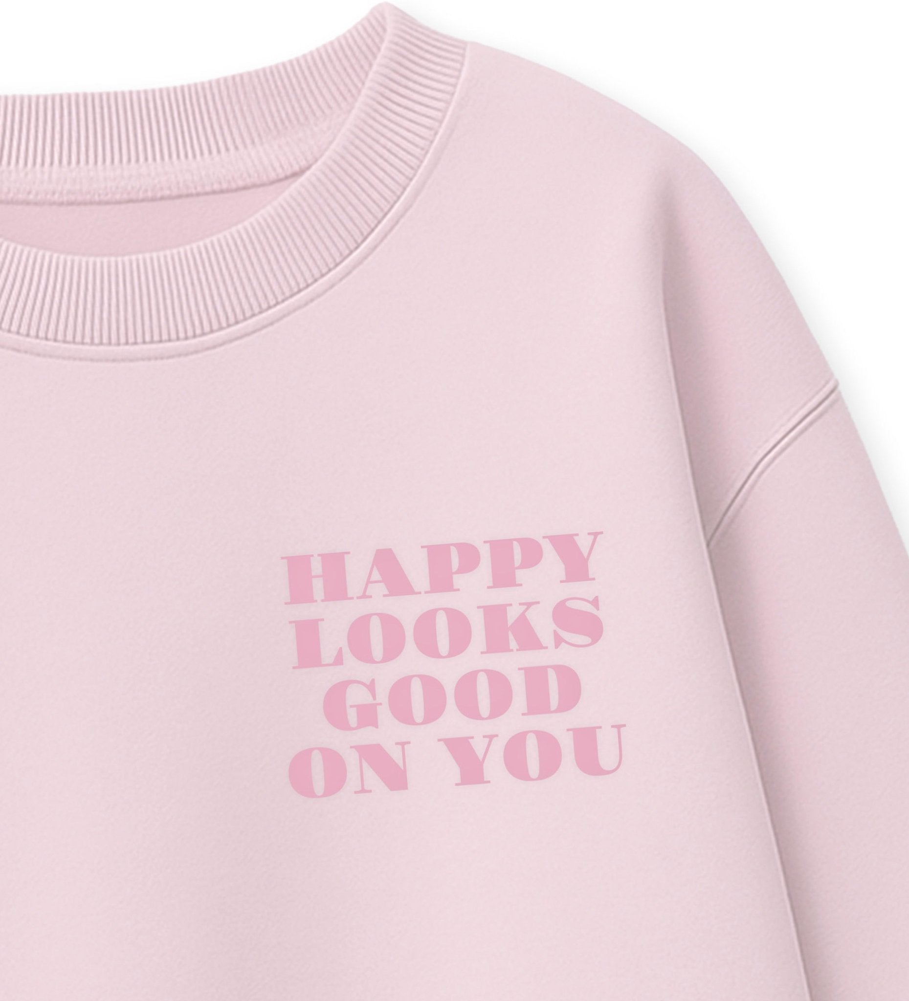 Flock - Patch - happy looks good on you *iron - on* - Paul &amp; Clara