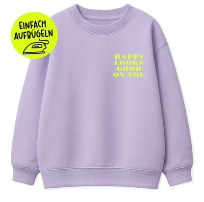 Flock - Patch - happy looks good on you *iron - on* - Paul &amp; Clara