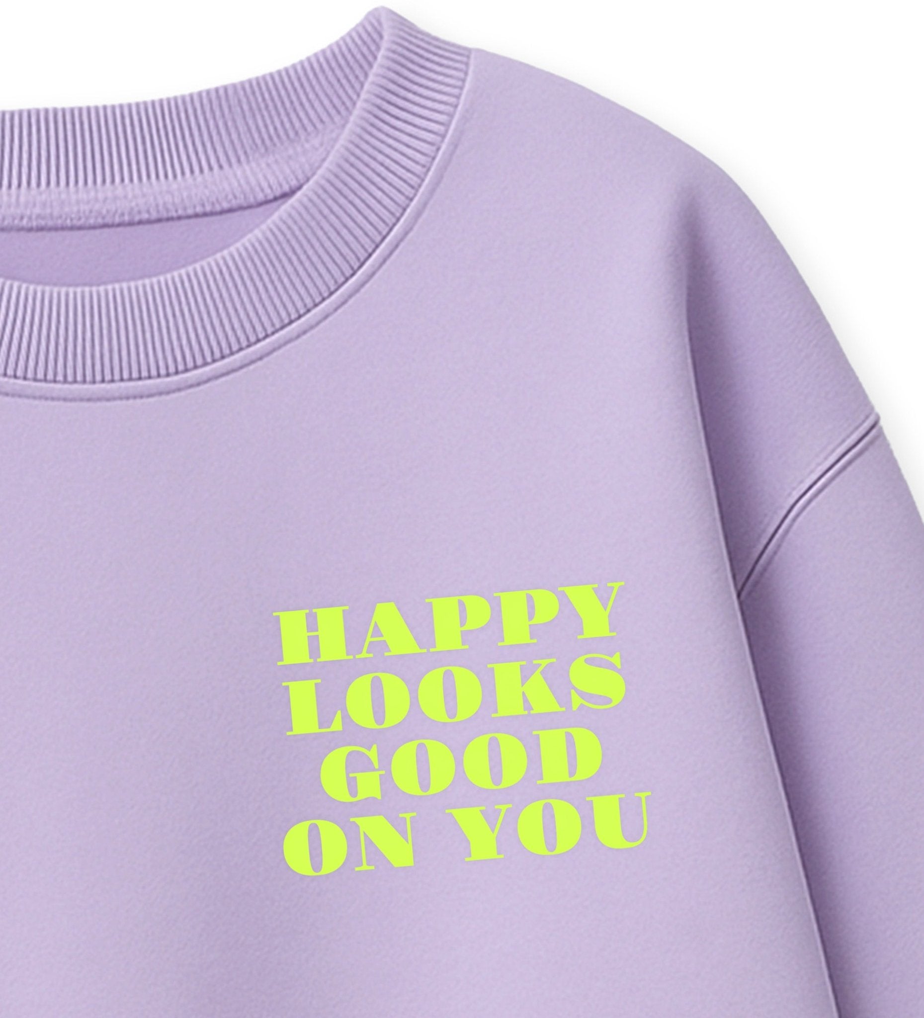 Flock - Patch - happy looks good on you *iron - on* - Paul &amp; Clara