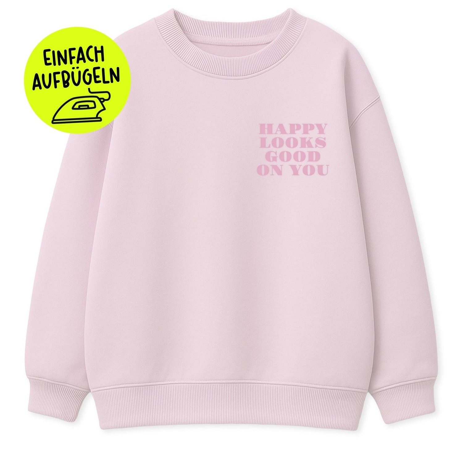 Flock - Patch - happy looks good on you *iron - on* - Paul &amp; Clara