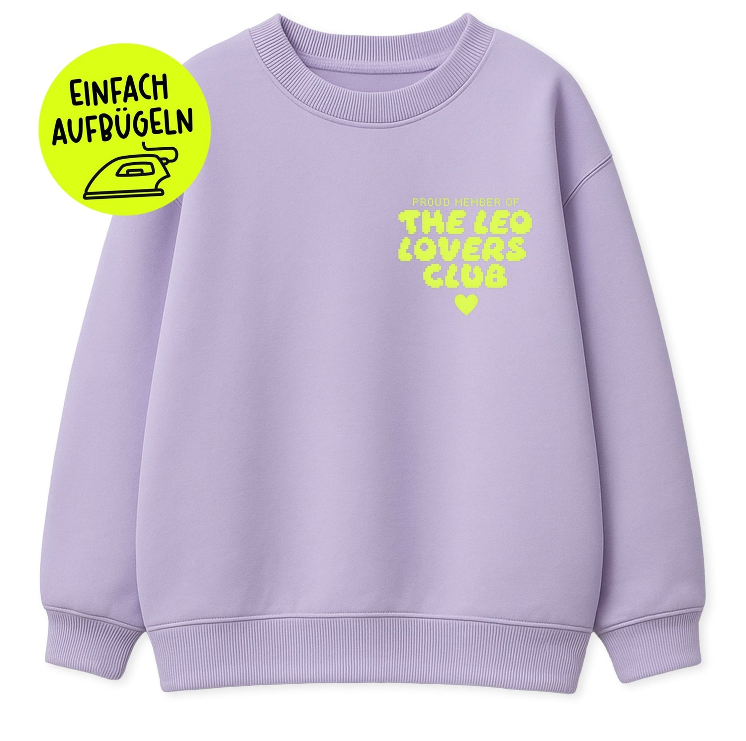 Flock - Patch - Leo lovers club *iron - on* - Paul &amp; Clara