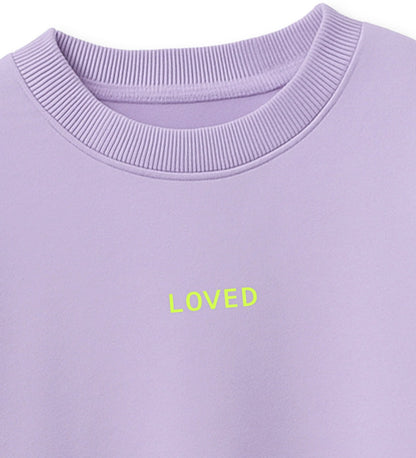 Flock - Patch - loved *iron - on* - Paul &amp; Clara
