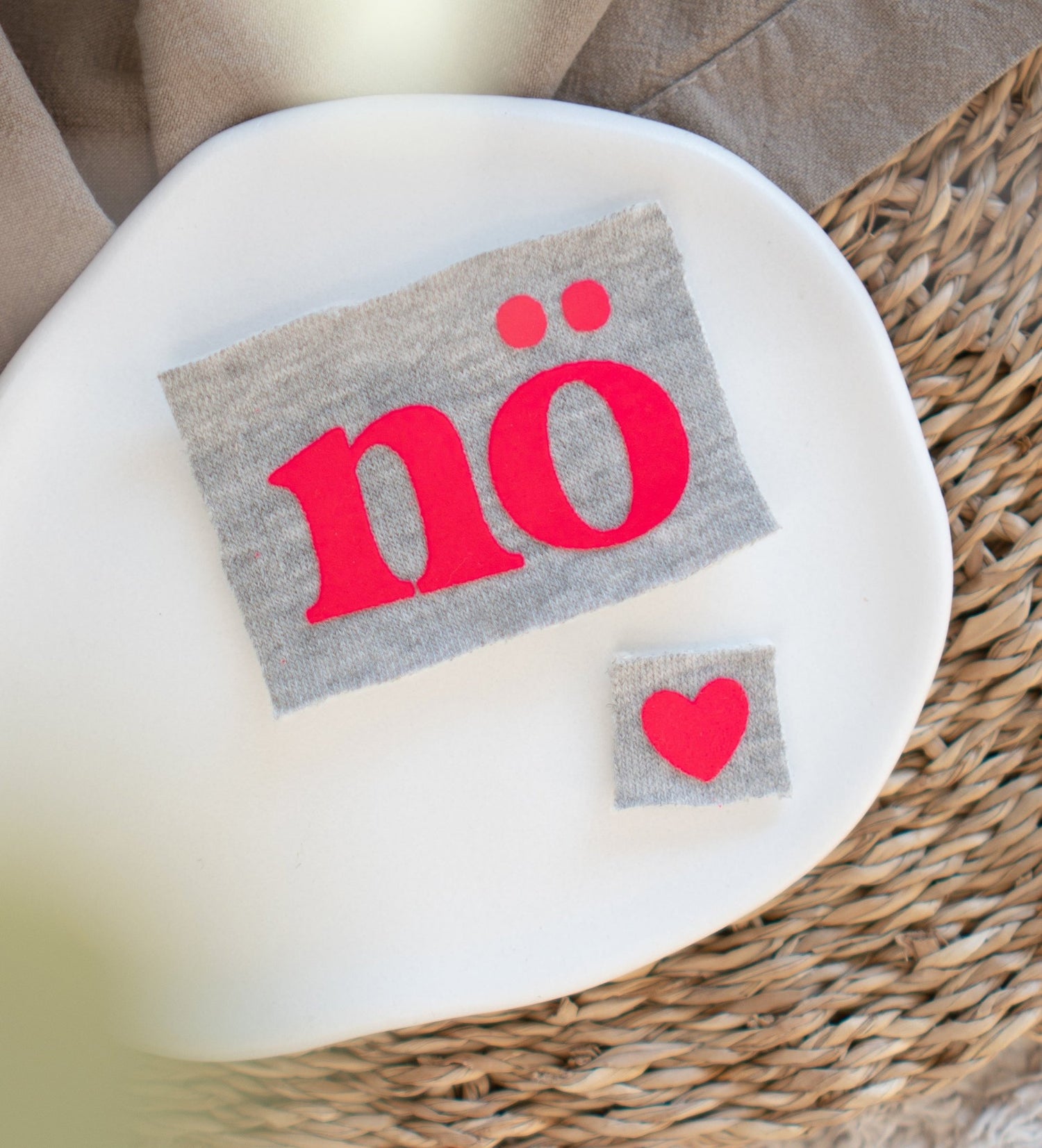 Flock - Patch - Mini nö *iron - on* - Paul &amp; Clara