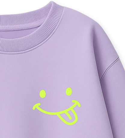 Flock - Patch - smile zunge *iron - on* - Paul &amp; Clara