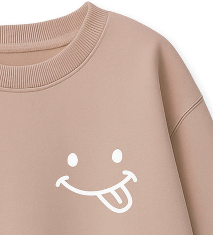 Flock - Patch - smile zunge *iron - on* - Paul &amp; Clara