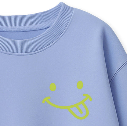 Flock - Patch - smile zunge *iron - on* - Paul &amp; Clara