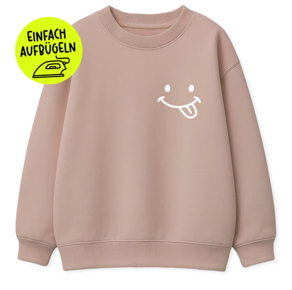 Flock - Patch - smile zunge *iron - on* - Paul &amp; Clara