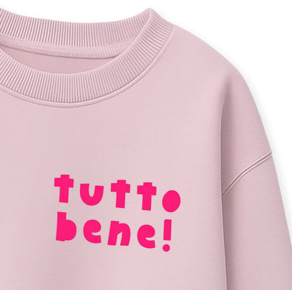 Flock-Patch - tutto bene! *iron-on* - Paul &amp; Clara