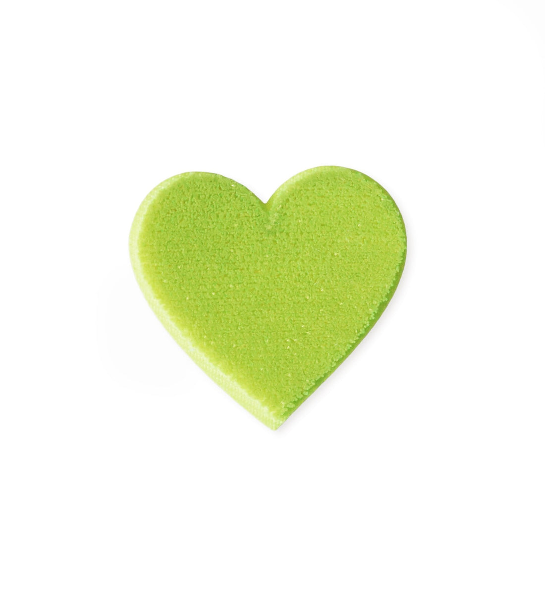 Fluff Patch - Herz - neongelb *iron - on* - Paul &amp; Clara