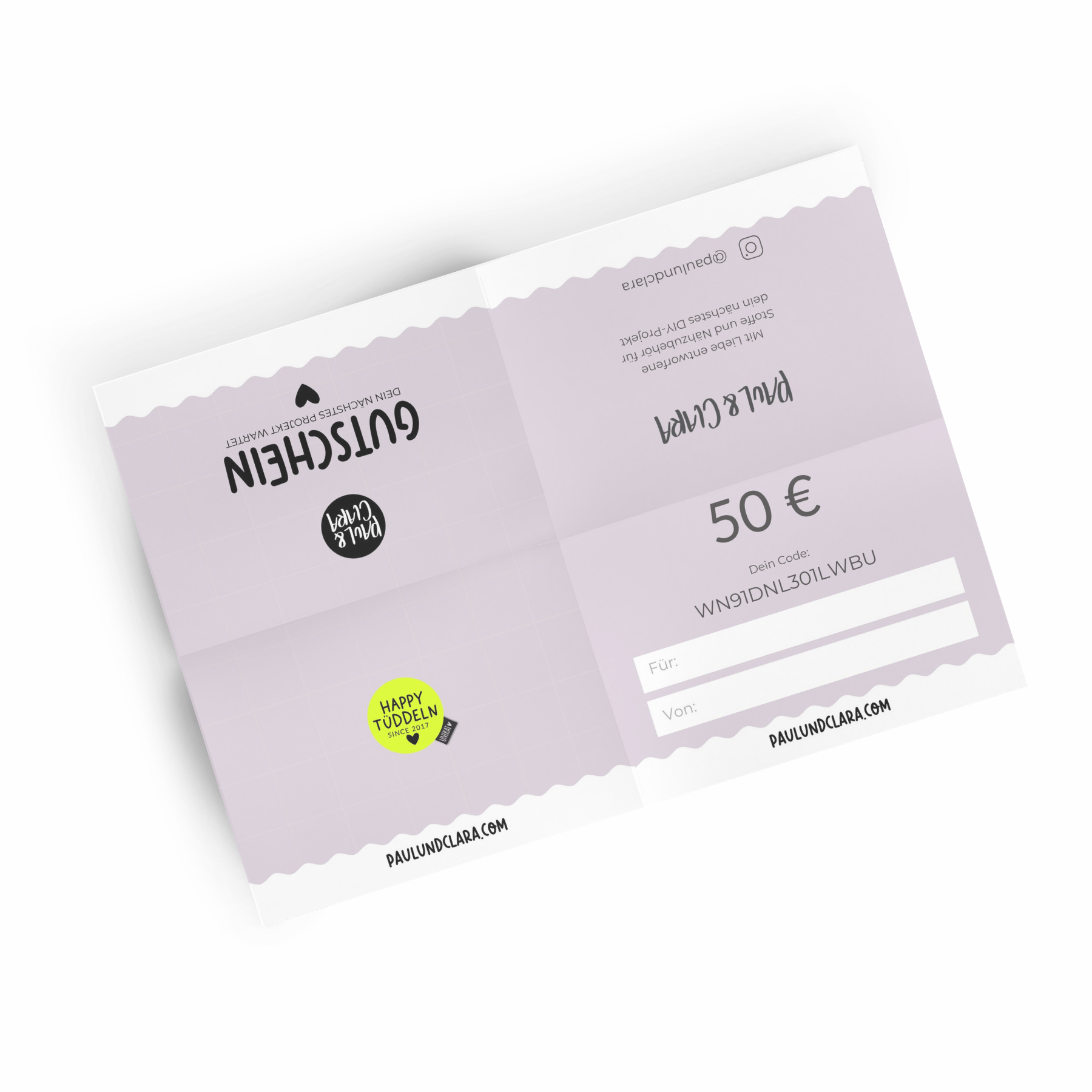 ✨ Geschenkgutschein AKTION ✨ - Paul &amp; Clara