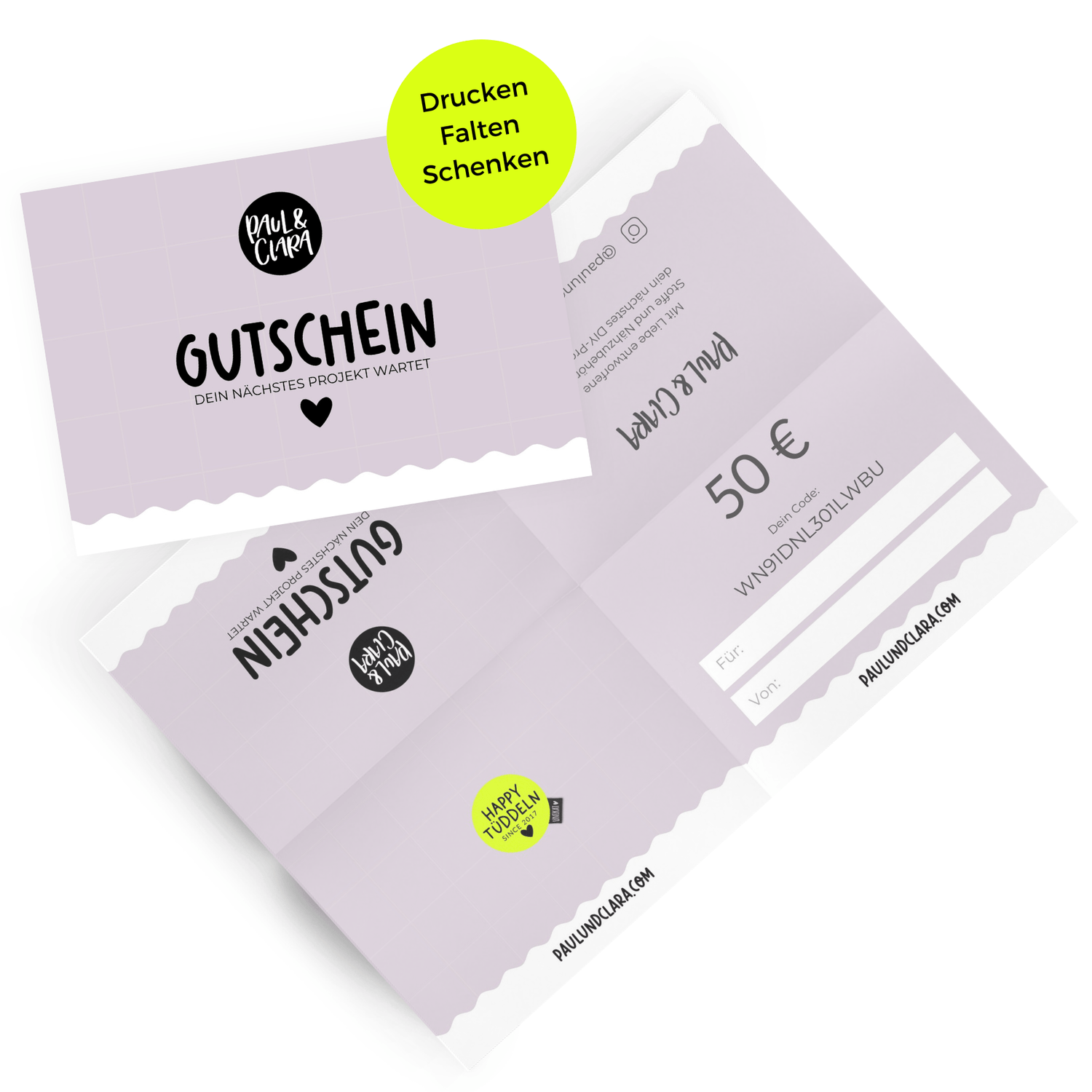 ✨ Geschenkgutschein AKTION ✨ - Paul &amp; Clara