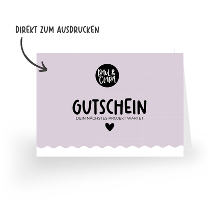 ✨ Geschenkgutschein AKTION ✨ - Paul &amp; Clara