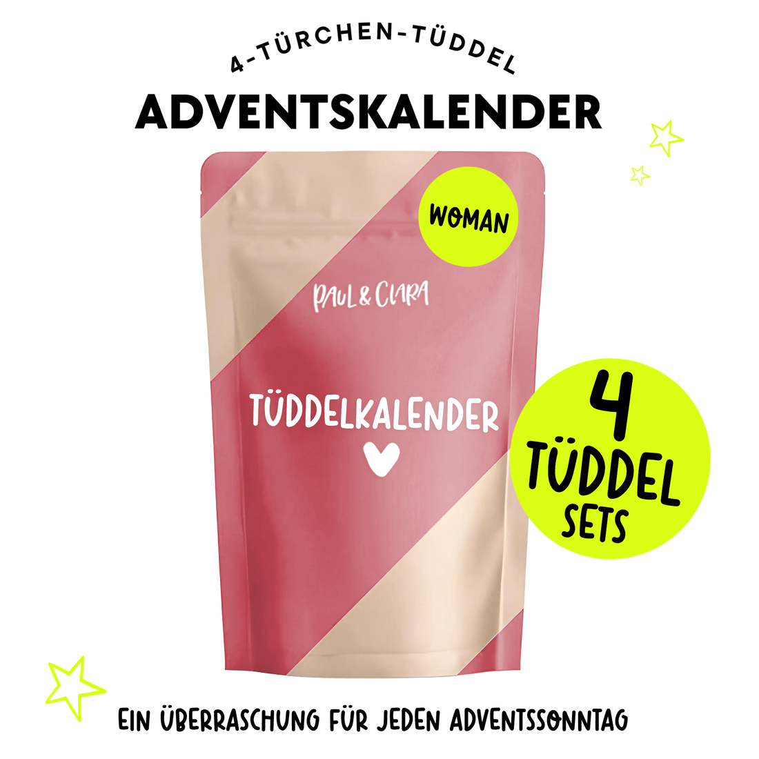 4-Türchen-Tüddel-Kalender - WOMAN *2025*