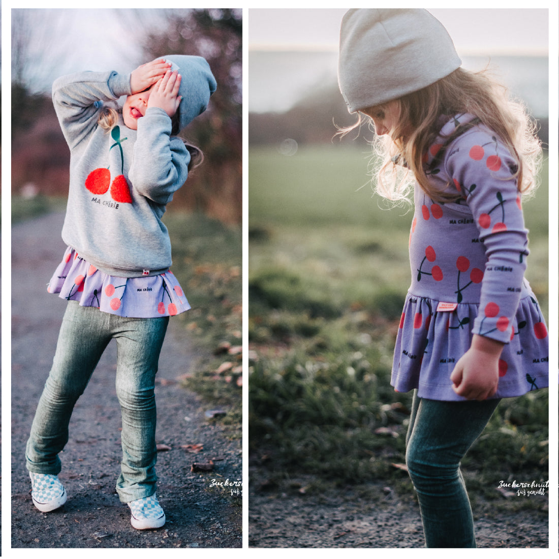 Teddy-Patch - Kirsche *iron-on* - Paul &amp; Clara