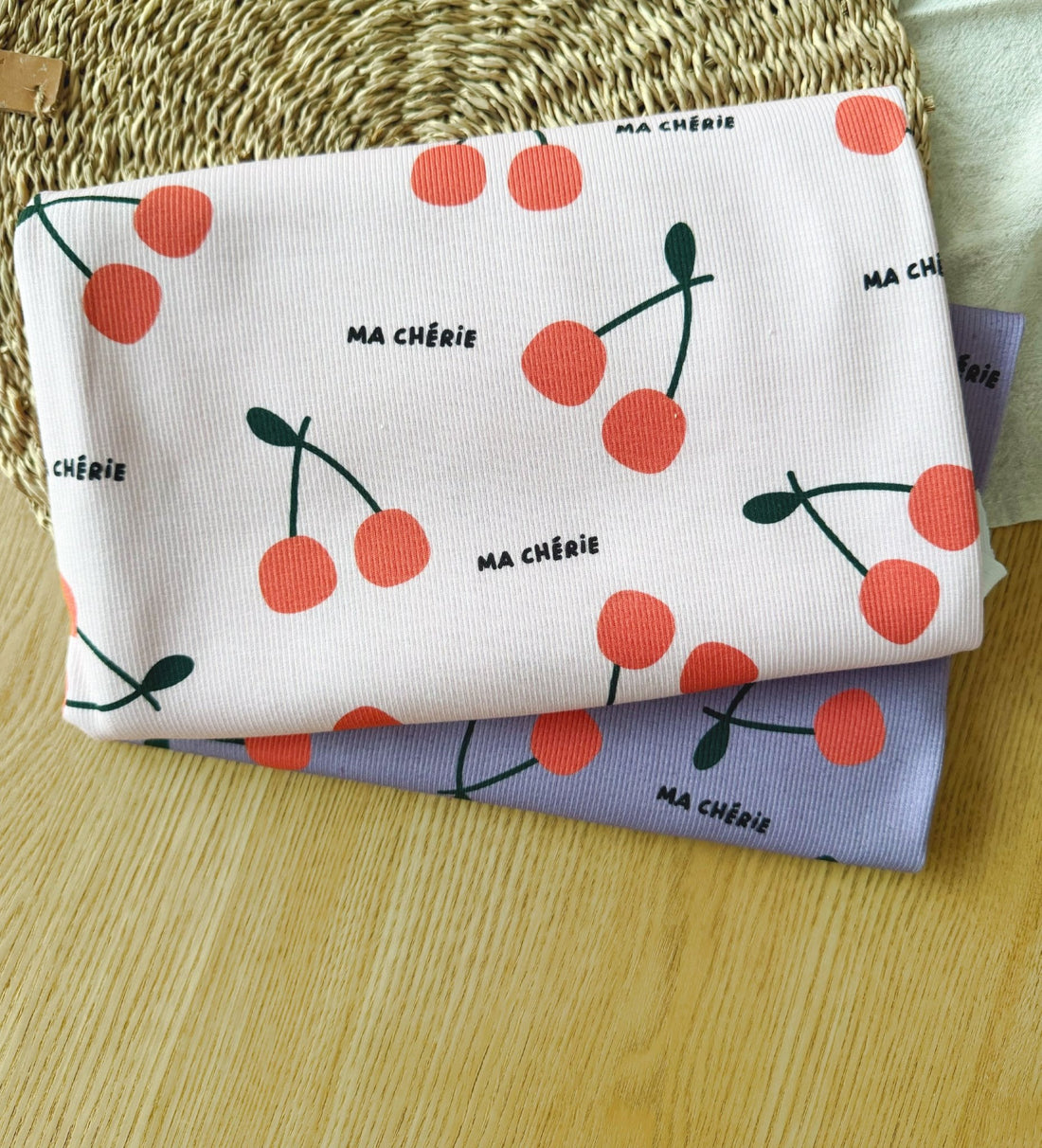 Kirschen - Von Cherie - Rosa *Rippjersey* - Paul &amp; Clara