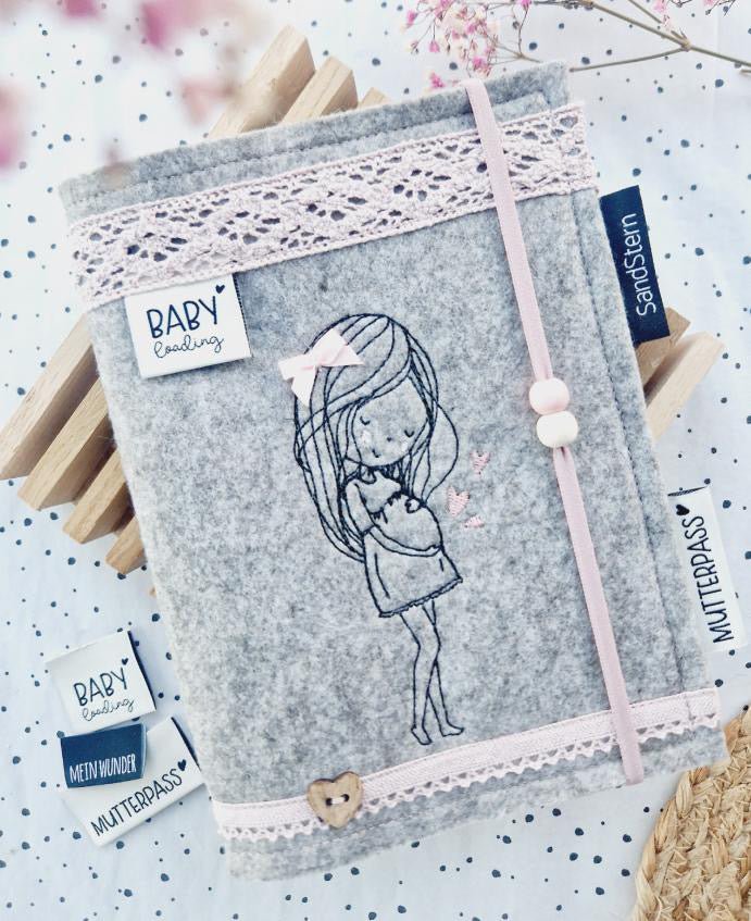 Klapp - Weblabel *baby loading* Blau - Paul &amp; Clara