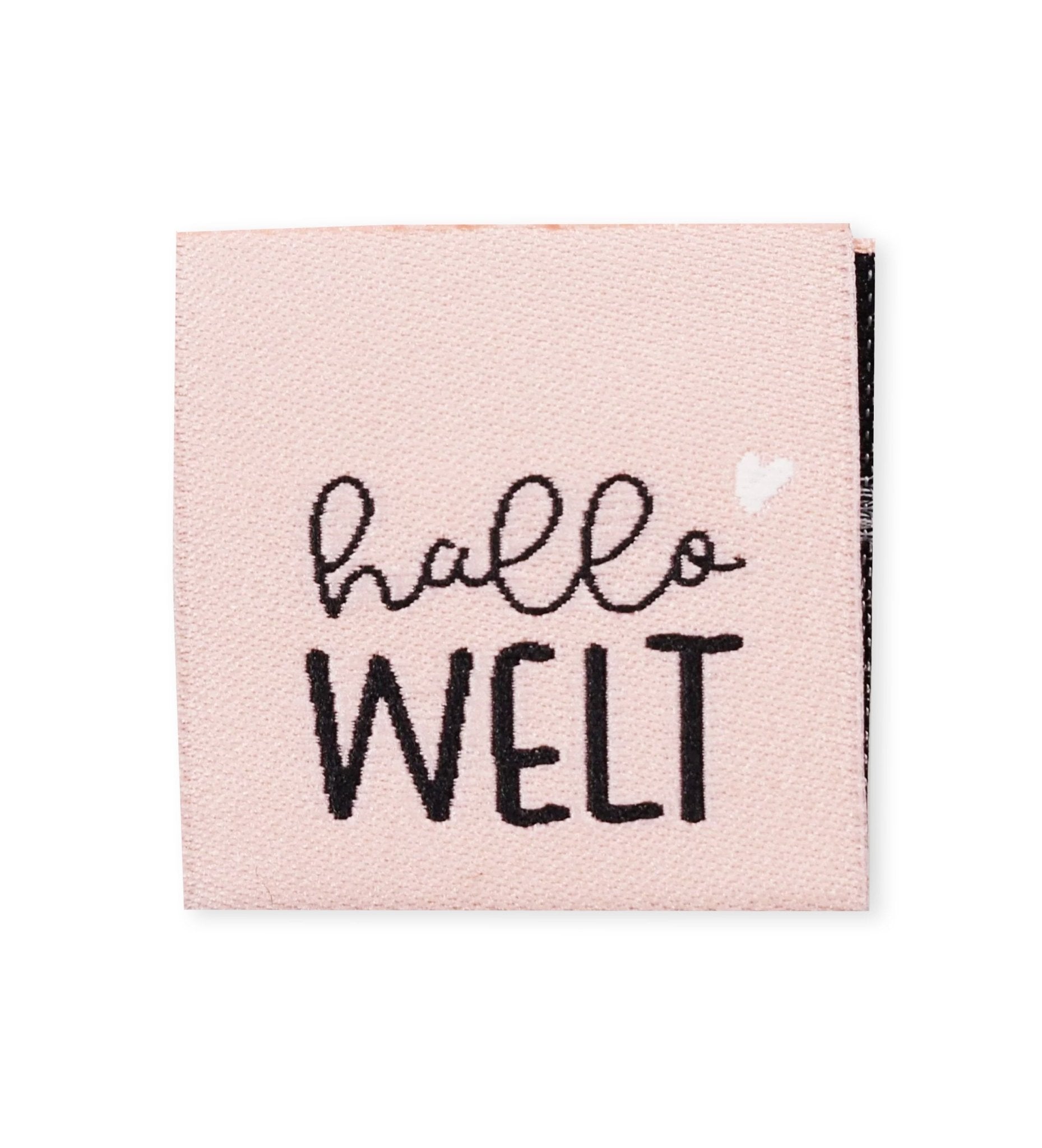 Klapp - Weblabel *hallo welt* Rosa - Paul &amp; Clara