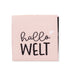 Klapp - Weblabel *hallo welt* Rosa - Paul & Clara
