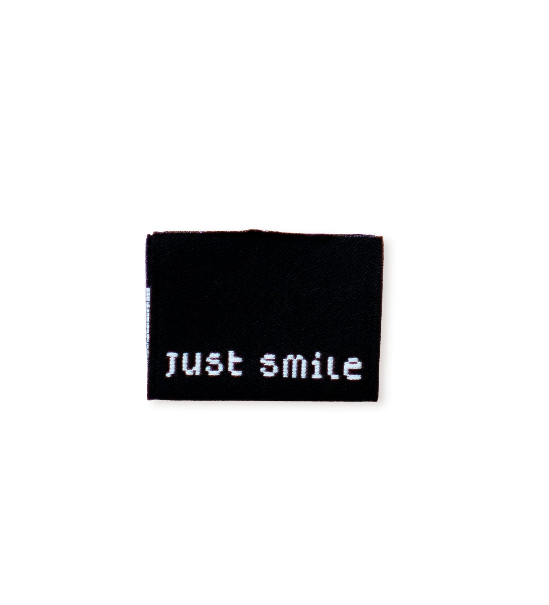 Klapp-Weblabel - just smile - Paul &amp; Clara
