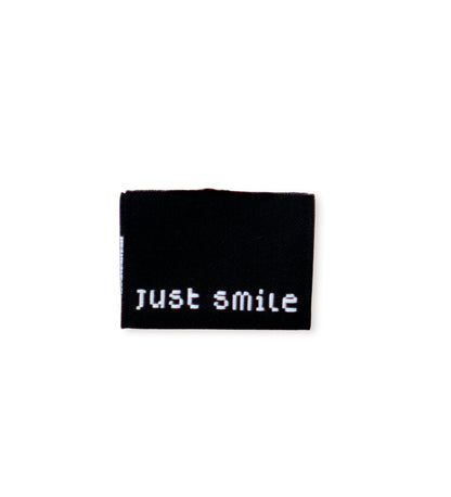 Klapp-Weblabel - just smile - Paul &amp; Clara
