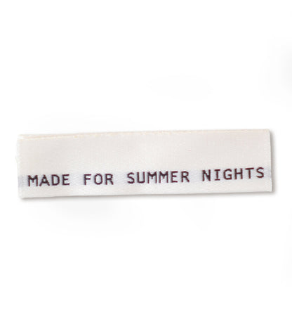 Klapp-Weblabel - made for summer nights - Paul &amp; Clara