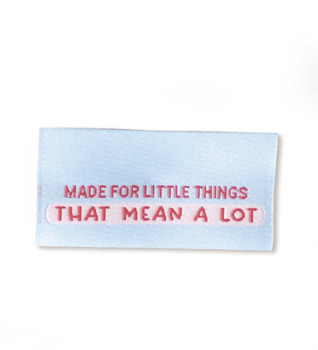 Klapp-Weblabel - made for the little things - Paul &amp; Clara