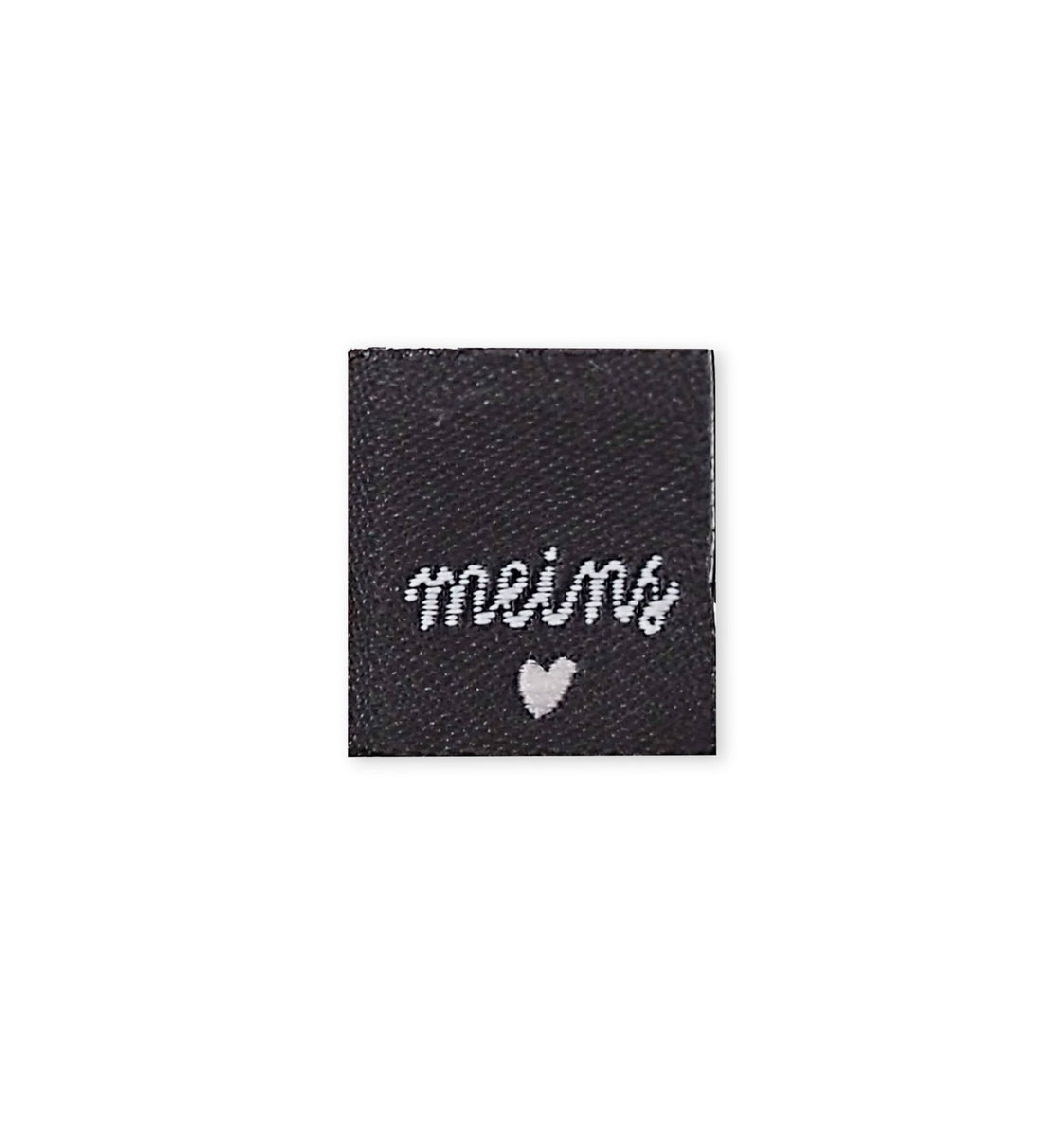 Klapp - Weblabel *meins ♥* schwarz - Paul &amp; Clara