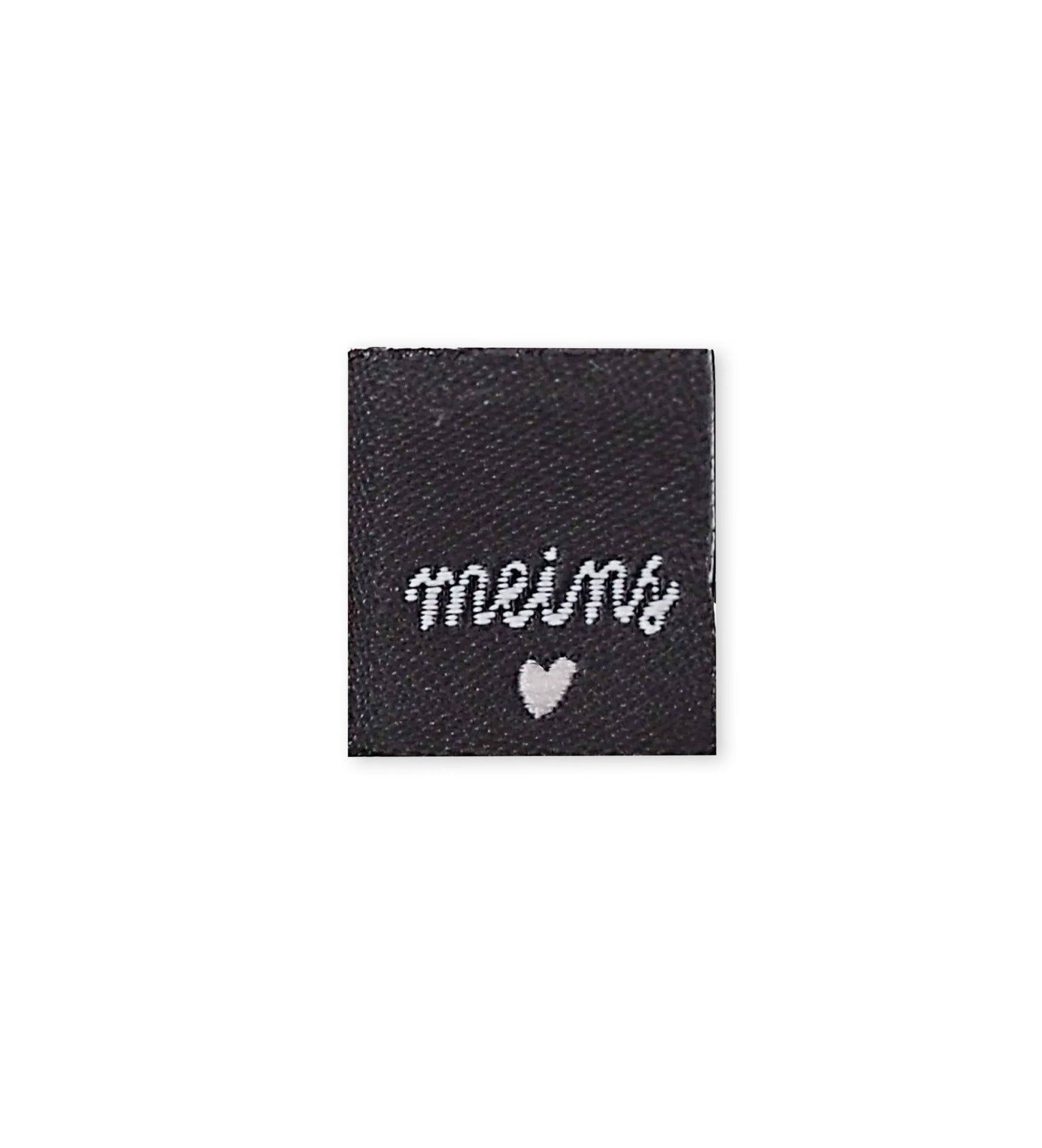 Klapp - Weblabel *meins ♥* schwarz - Paul &amp; Clara