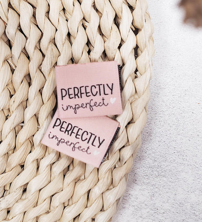 Klapp - Weblabel *perfectly imperfect* rosa - Paul &amp; Clara