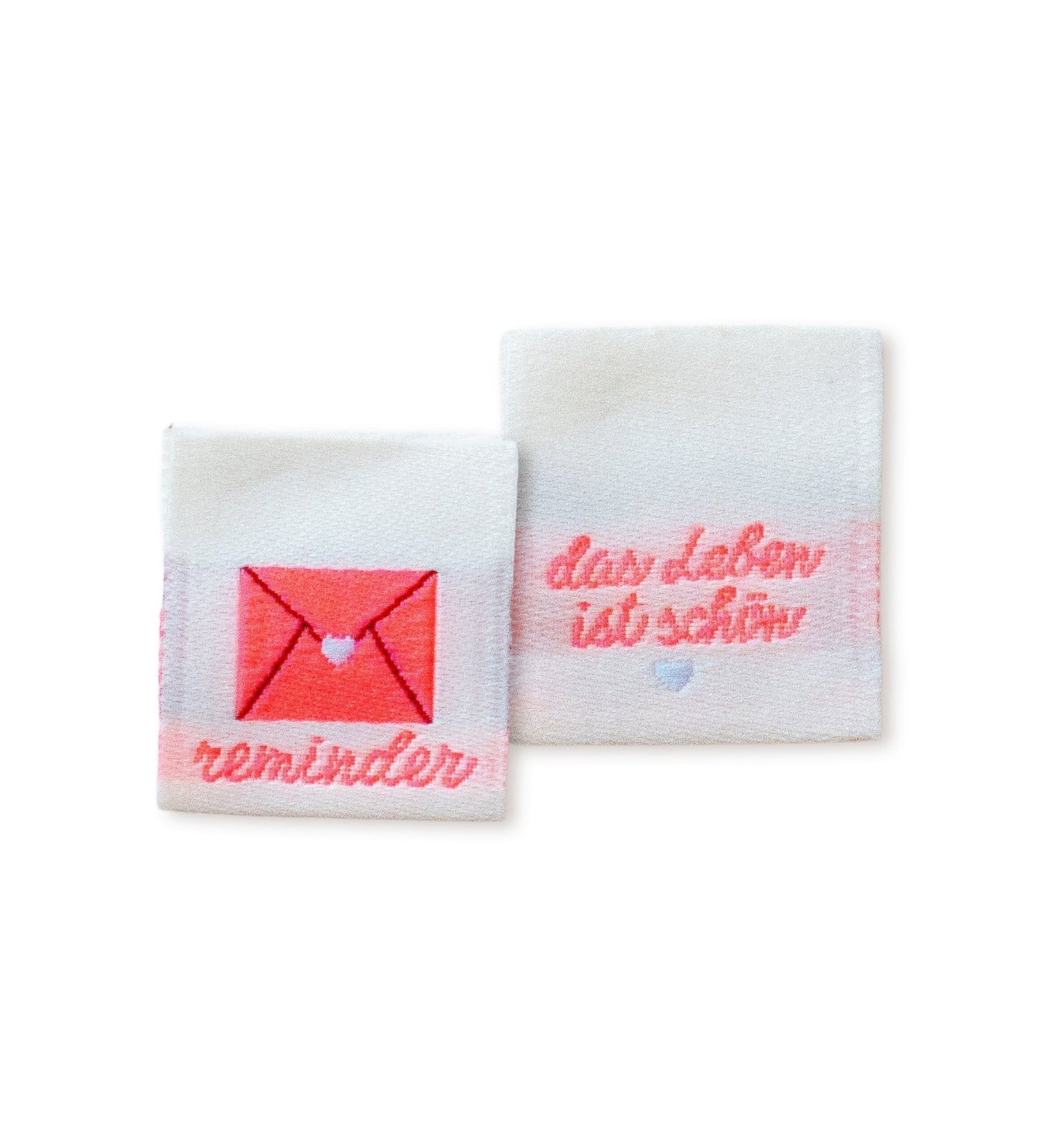Klapp-Weblabel - reminder - das leben ist schön - Paul &amp; Clara
