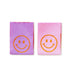 Klapp-Weblabel - smile lila/rosa *2er Set* - Paul & Clara
